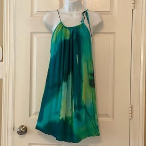SOLD BCBG flowy dress with gorgeous colors Small